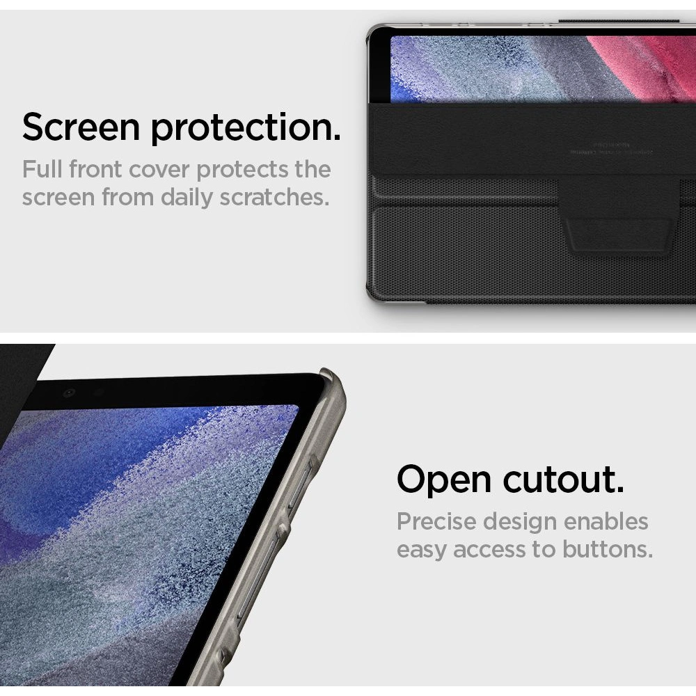 Hurtownia GSM - Etui Spigen Liquid Air Folio Samsung Galaxy Tab A7 Lite 8.7 Černé - SPN1630BLK - {ean13} - Hurt