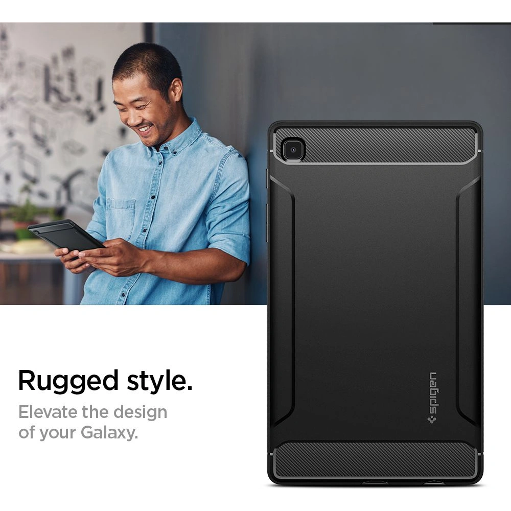 Hurtownia GSM - Etui Spigen Rugged Armor Samsung Galaxy Tab A7 Lite 8.7 Matná černá - SPN1631BLK - {ean13} - Hurt