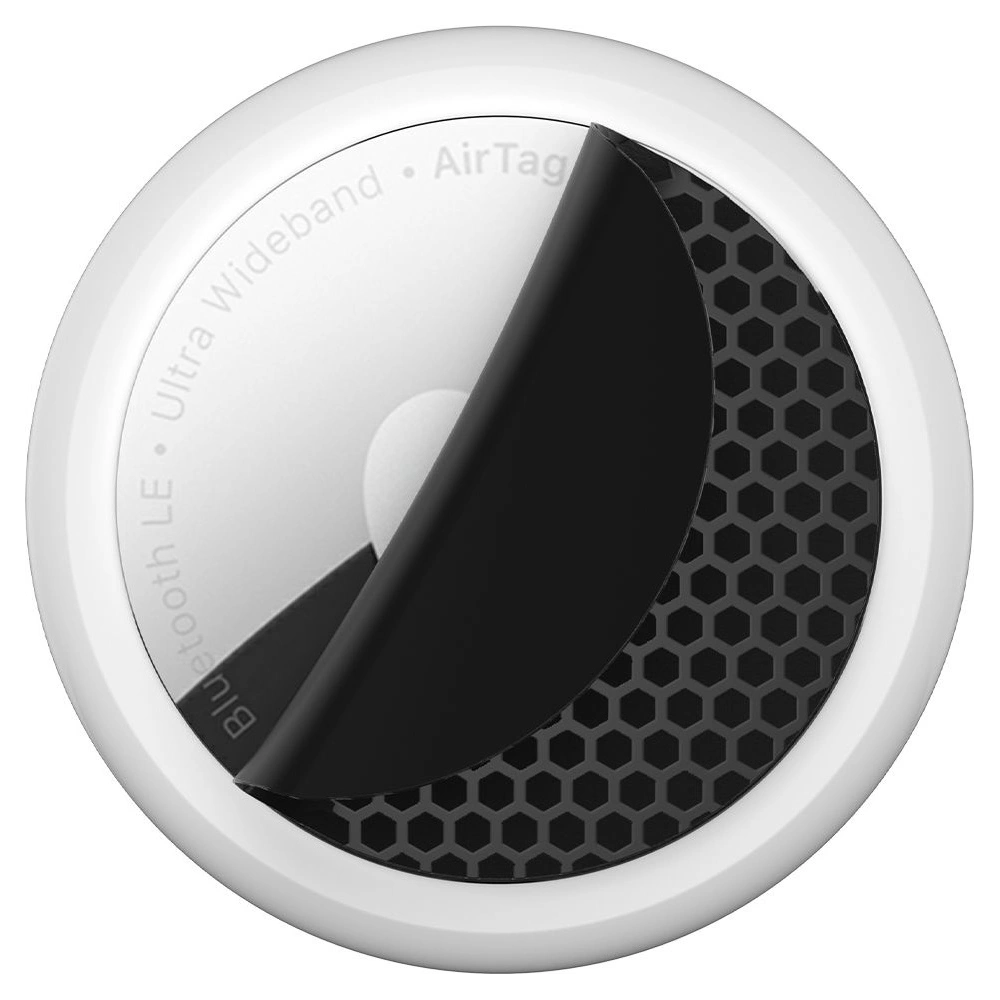 Folia hydrogelová Spigen Airskin Apple AirTag Carbon Black [4+4 PACK]