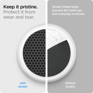 Wholesale Spigen Airskin Apple AirTag Carbon Black [4+4 PACK] - SPN1632BLK - {ean13} - Hurt