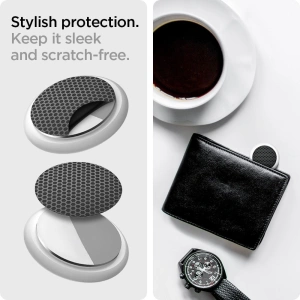 Wholesale Spigen Airskin Apple AirTag Carbon Black [4+4 PACK] - SPN1632BLK - {ean13} - Hurt