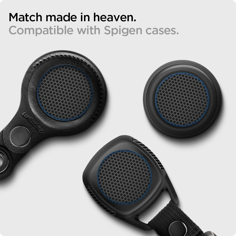 Folia hydrogelová Spigen Airskin Apple AirTag Carbon Black [4+4 PACK]