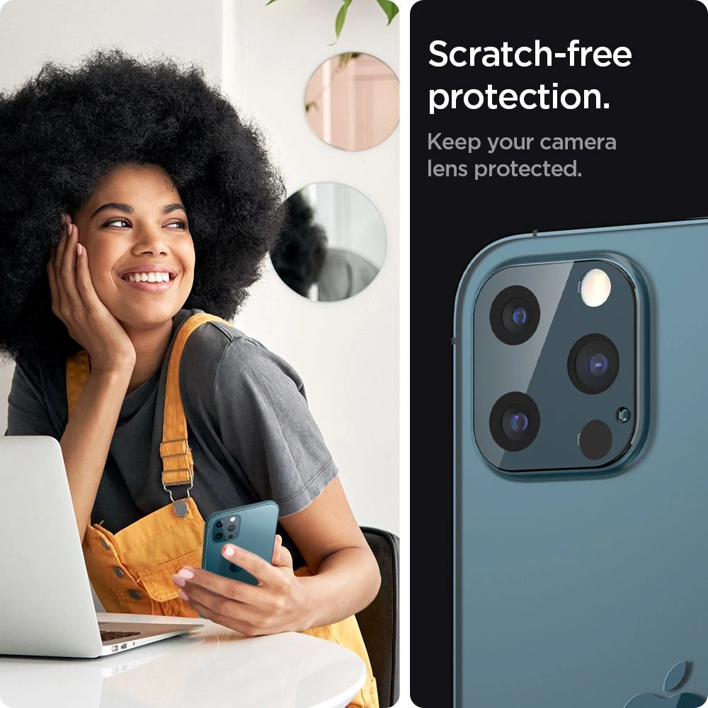 Hurtownia GSM - Tvrzené sklo na Spigen Optik Camera Lens Apple iPhone 12 Pro Pacific Blue - SPN1635BLU - {ean13} - Hurt