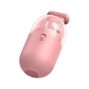 Bezprzewodowy mini odkurzacz biurkowy Baseus Capsule C2, 700Pa, bateryjny 2xAA (różowy)