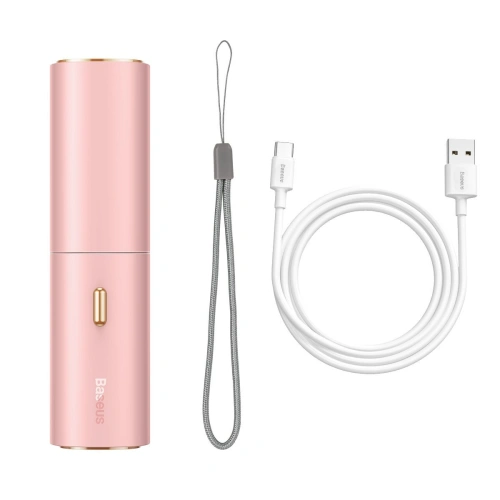 Przenośny wentylator ręczny Baseus Square Tube (różowy)