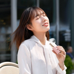 Wholesale Baseus Square Tube Mini Handheld Fan Pink - BSU2705PNK - {ean13} - Hurt