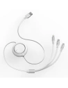 Wholesale Baseus Bright Mirror 3-in-1 cable USB For M+L+T 3.5A 1.2m (white) - BSU2708WHT - {ean13} - Hurt