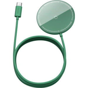 Wholesale Ładowarka indukcyjna z magnesem Baseus Simple Mini, MagSafe, 15W (green) - BSU2710GRN - {ean13} - Hurt