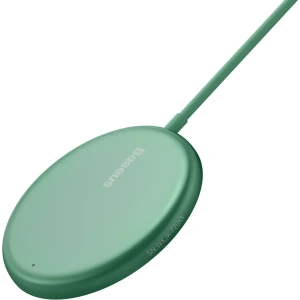 Wholesale Ładowarka indukcyjna z magnesem Baseus Simple Mini, MagSafe, 15W (green) - BSU2710GRN - {ean13} - Hurt