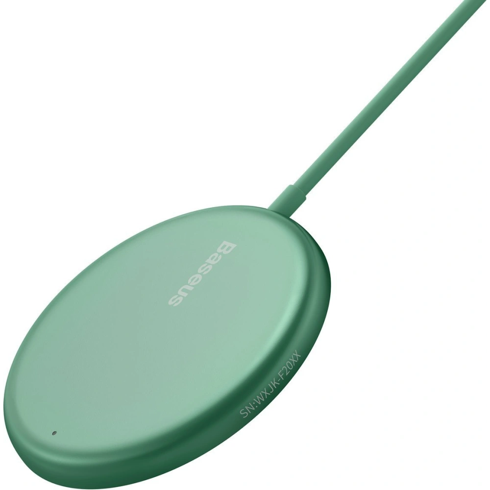 Wholesale Ładowarka indukcyjna z magnesem Baseus Simple Mini, MagSafe, 15W (green) - BSU2710GRN - {ean13} - Hurt