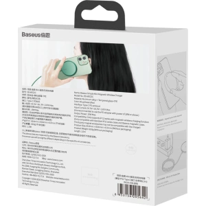 Wholesale Ładowarka indukcyjna z magnesem Baseus Simple Mini, MagSafe, 15W (green) - BSU2710GRN - {ean13} - Hurt