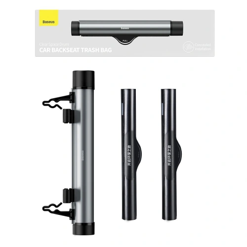 Samochodowy organizer na śmieci Baseus Clean Garbage (czarny)