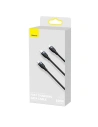 Wholesale Baseus Flash Series 2-in-1 Cable Type-c to 2x Type-C, 100W, 1.5m Black - BSU2713BLK - {ean13} - Hurt
