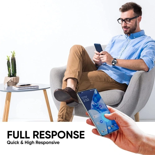 Szkło hartowane z klejem UV + nakładka na obiektyw Whitestone Dome Glass OnePlus 9 Pro [2+2 PACK]