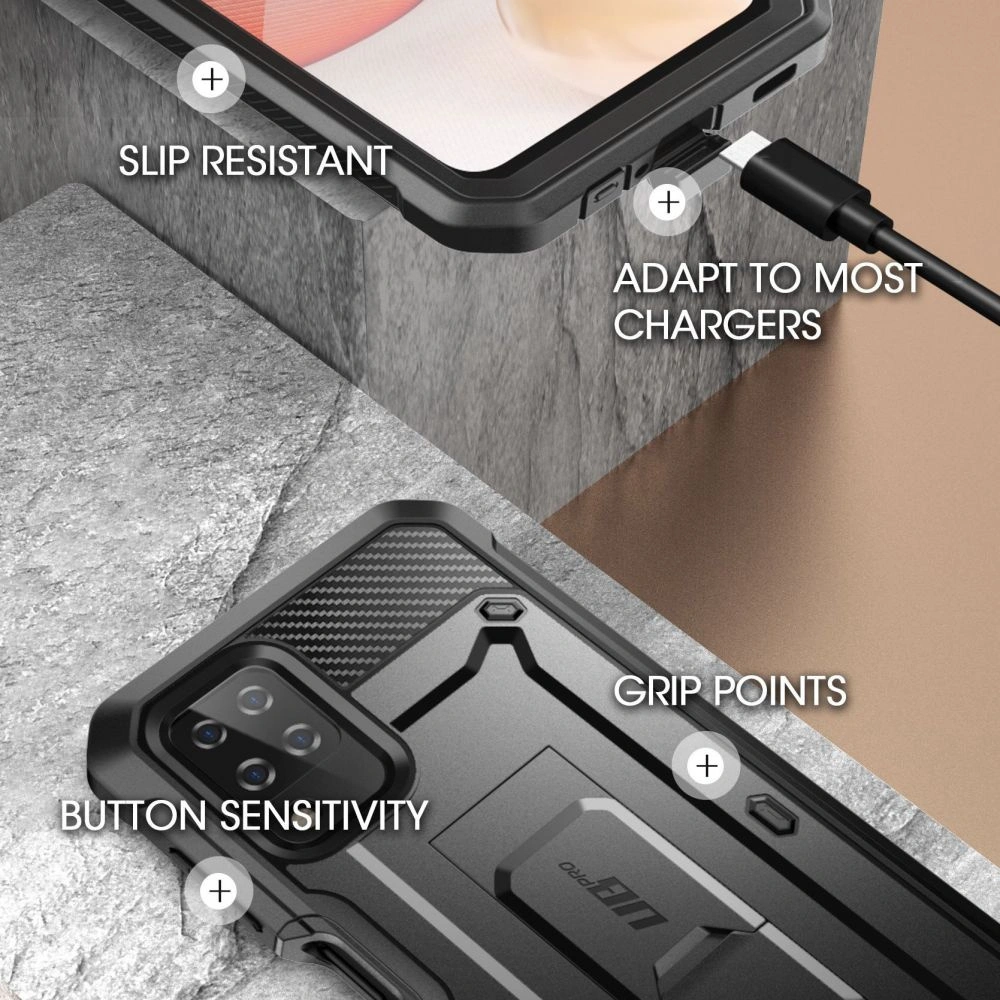 Hurtownia GSM - Etui Supcase Unicorn Beetle Pro Samsung Galaxy A12 černé - SPC163BLK - {ean13} - Hurt