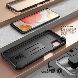 Hurtownia GSM - Etui Supcase Unicorn Beetle Pro Samsung Galaxy A12 Black - SPC163BLK - {ean13} - Hurt
