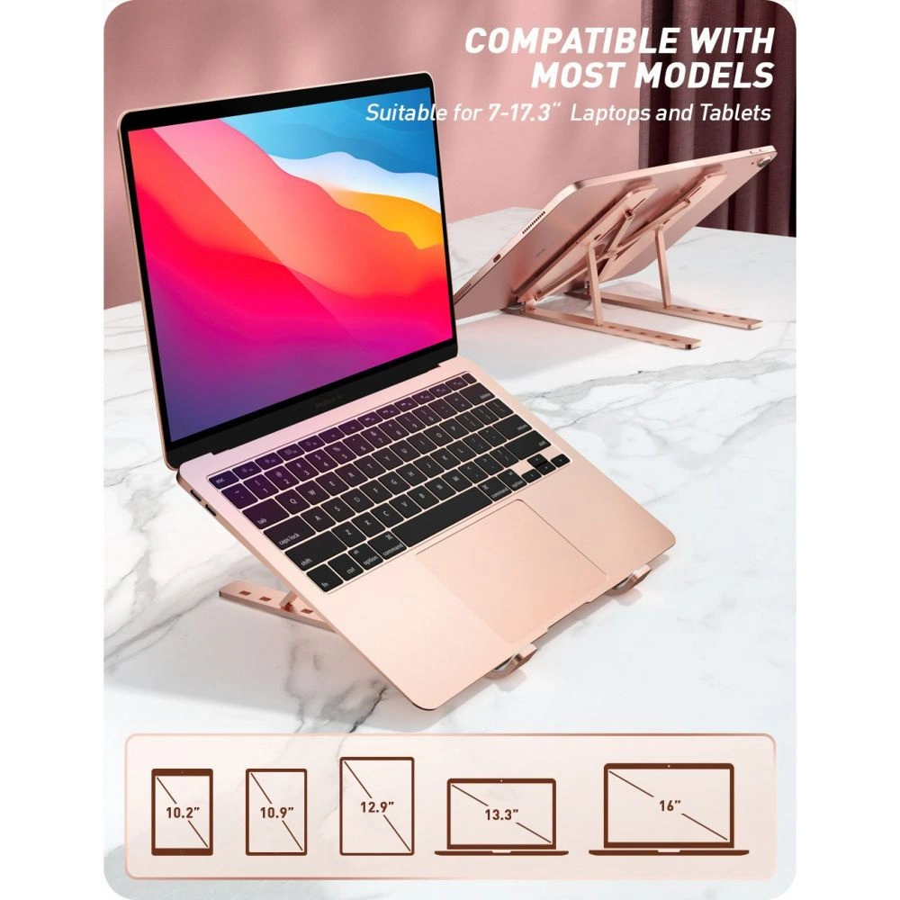 Hurtownia GSM - Podstavec na laptop Supcase Cosmo Univerzální stojan na laptop Mramor - SPC164MRB - {ean13} - Hurt