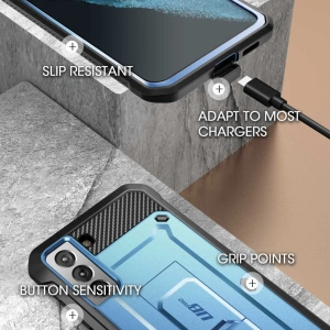 Wholesale Supcase Unicorn Beetle Pro Samsung Galaxy S21 Metallic Blue - SPC165BLU - {ean13} - Hurt