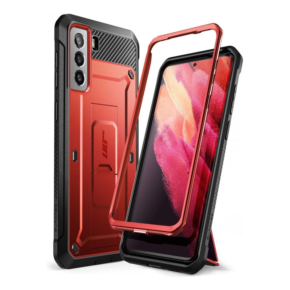 Hurtownia GSM - Etui Supcase Unicorn Beetle Pro Samsung Galaxy S21 Metalická červená - SPC166RED - {ean13} - Hurt
