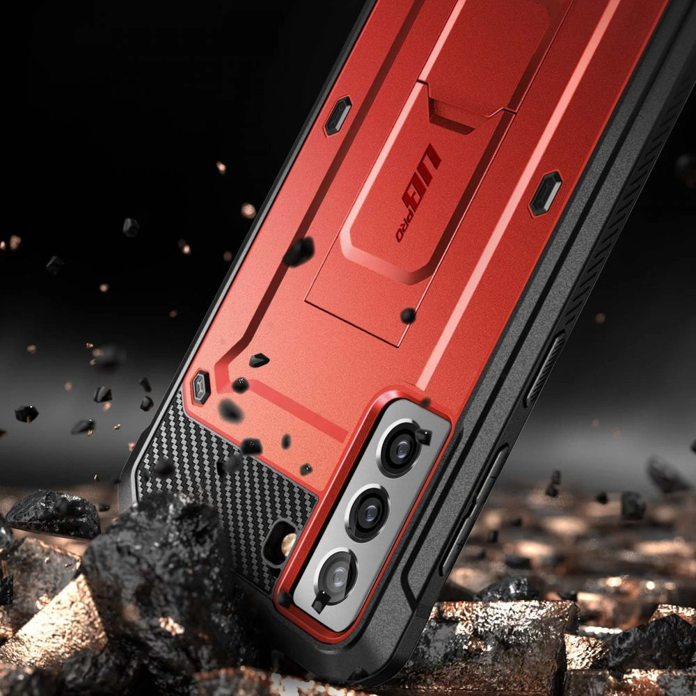 Hurtownia GSM - Etui Supcase Unicorn Beetle Pro Samsung Galaxy S21 Metalická červená - SPC166RED - {ean13} - Hurt