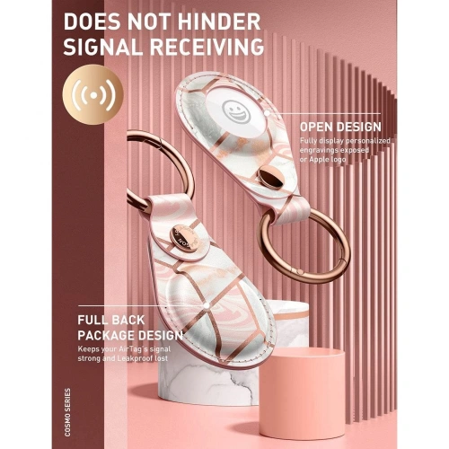 Etui Supcase Cosmo Apple AirTag Marble