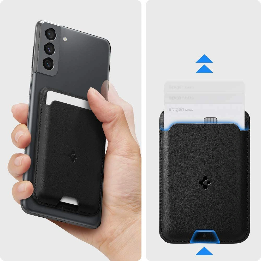 Hurtownia GSM - Schowek na karty Spigen Valentinus Card Holder Black - SPN1636BLK - {ean13} - Hurt