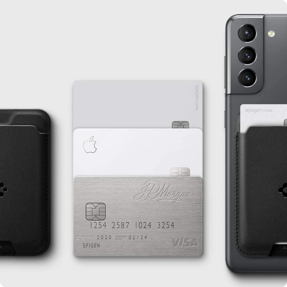 Hurtownia GSM - Schowek na karty Spigen Valentinus Card Holder Black - SPN1636BLK - {ean13} - Hurt