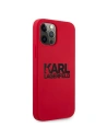 Hurtownia GSM - Etui Karl Lagerfeld KLHCP12LSLKLRE Apple iPhone 12 Pro Max Silicone Stack Logo czerwony/red - KLD544RED - {ean13} - Hurt
