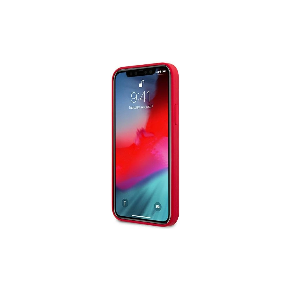 Hurtownia GSM - Etui Karl Lagerfeld KLHCP12LSLKLRE Apple iPhone 12 Pro Max Silicone Stack Logo czerwony/red - KLD544RED - {ean13} - Hurt