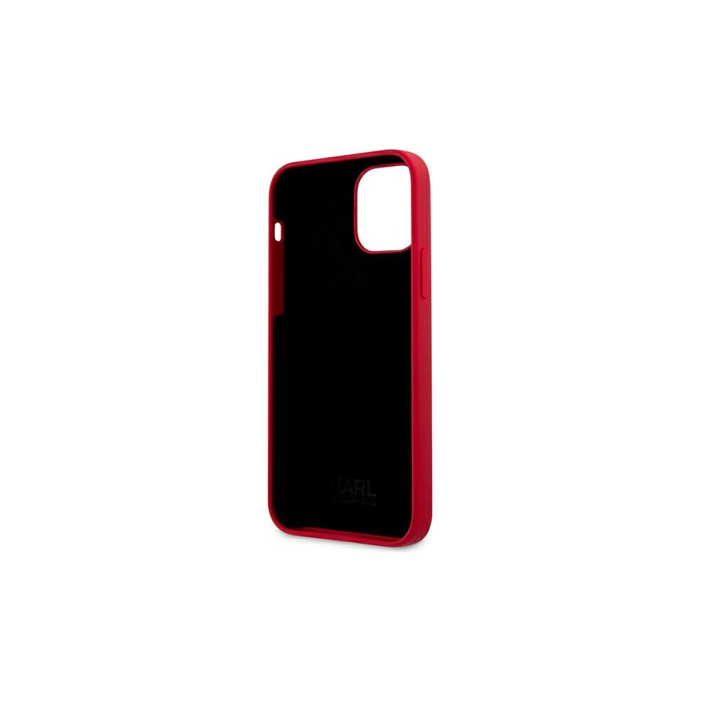 Hurtownia GSM - Etui Karl Lagerfeld KLHCP12LSLKLRE Apple iPhone 12 Pro Max Silicone Stack Logo czerwony/red - KLD544RED - {ean13} - Hurt