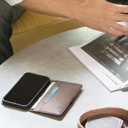 Etui UNIQ book Journa Apple iPhone 12 Pro Max szary/dark grey