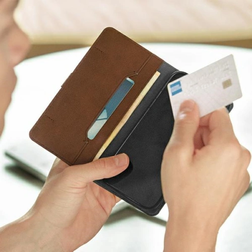 Etui UNIQ book Journa Apple iPhone 12 Pro Max szary/dark grey