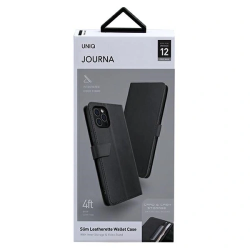 Etui UNIQ book Journa Apple iPhone 12 Pro Max szary/dark grey