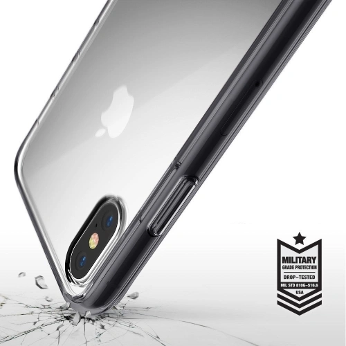 Etui Ringke Fusion iPhone XS 5.8 Smoke Black