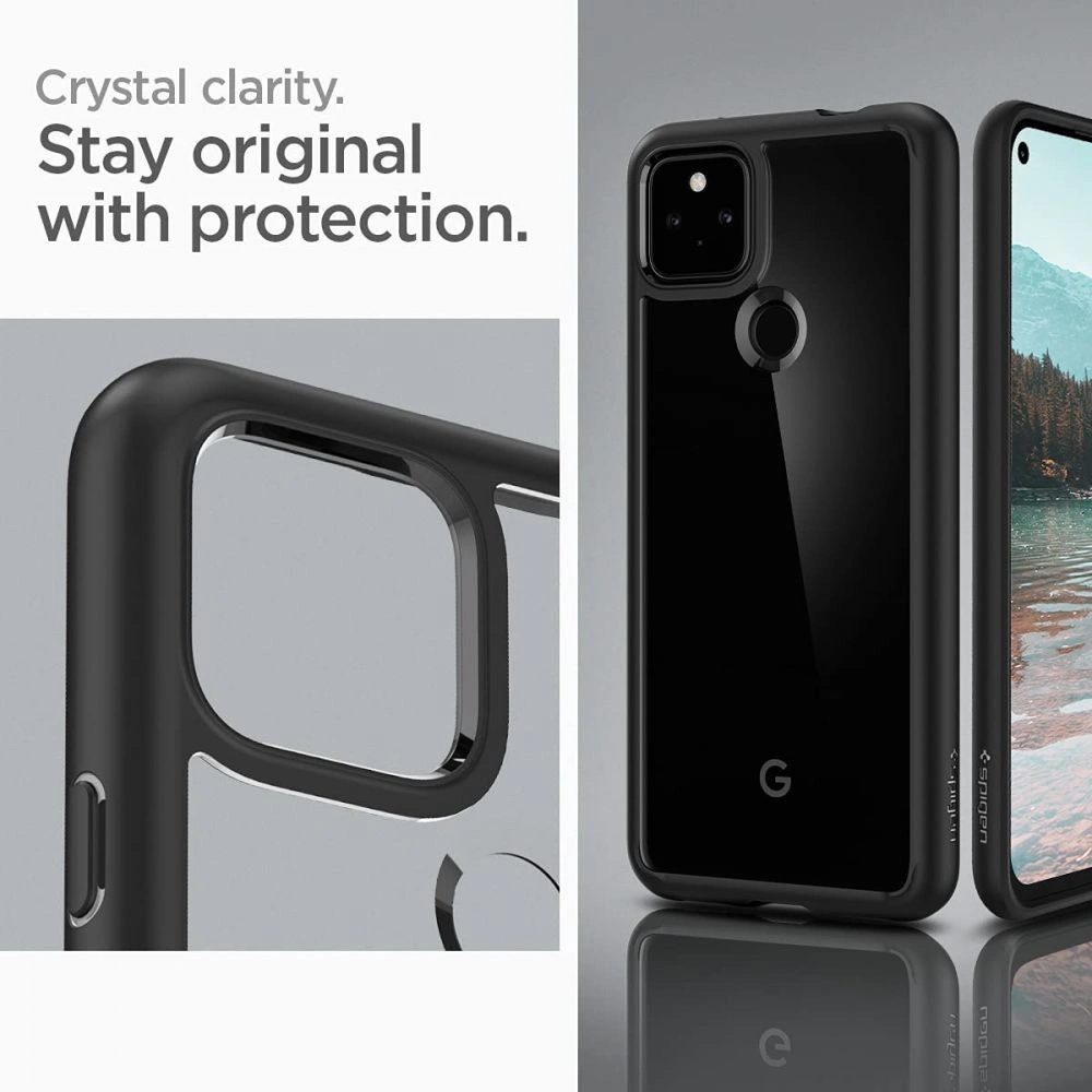 Hurtownia GSM - Etui Spigen Ultra Hybrid Google Pixel 5a Matně černá - SPN1637BLK - {ean13} - Hurt