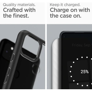 Hurtownia GSM - Etui Spigen Ultra Hybrid Google Pixel 5a Matně černá - SPN1637BLK - {ean13} - Hurt