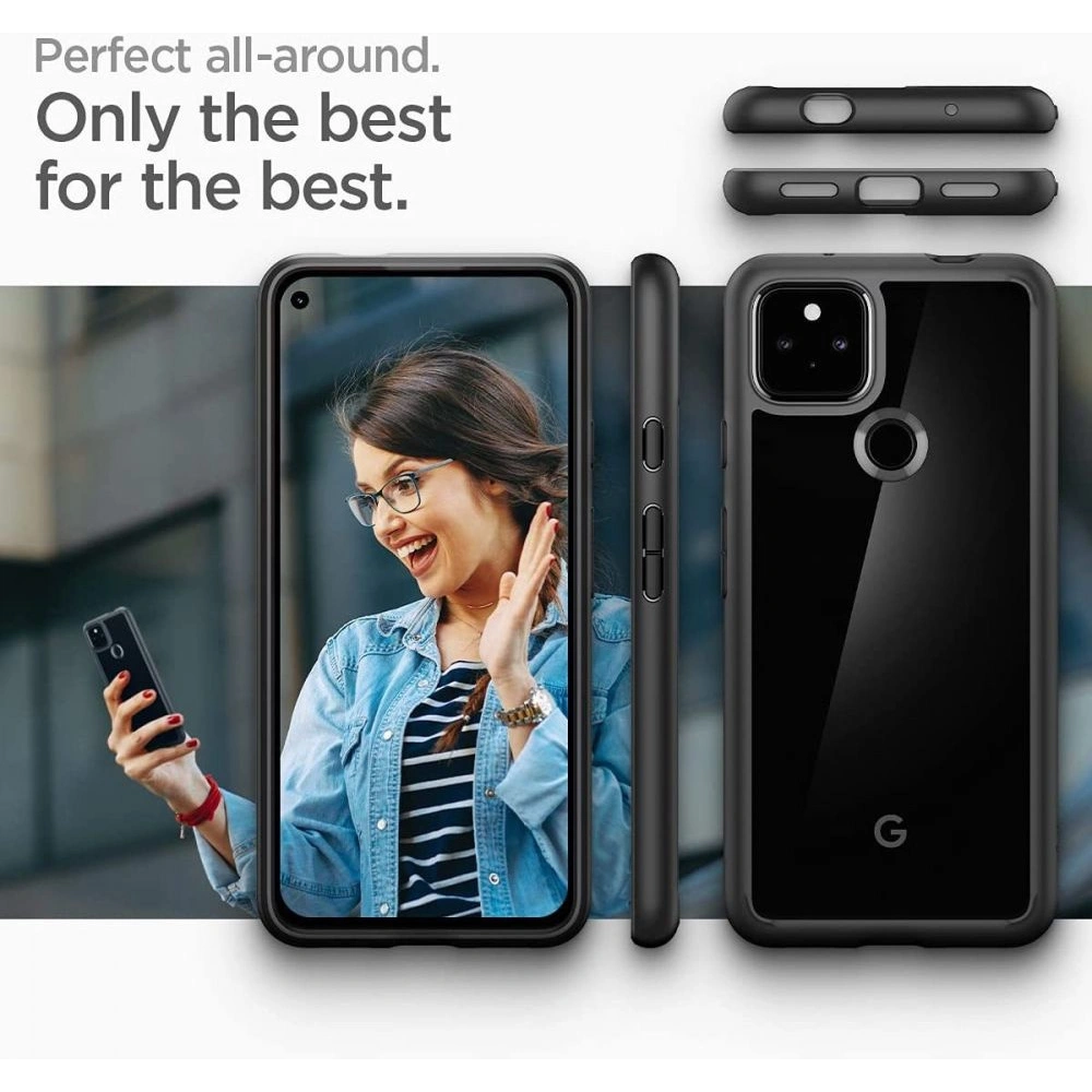 Hurtownia GSM - Etui Spigen Ultra Hybrid Google Pixel 5a Matně černá - SPN1637BLK - {ean13} - Hurt