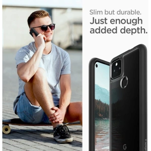 Hurtownia GSM - Etui Spigen Ultra Hybrid Google Pixel 5a Matně černá - SPN1637BLK - {ean13} - Hurt