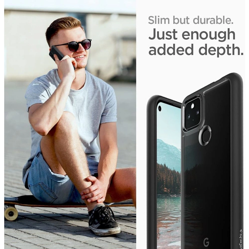 Hurtownia GSM - Etui Spigen Ultra Hybrid Google Pixel 5a Matně černá - SPN1637BLK - {ean13} - Hurt