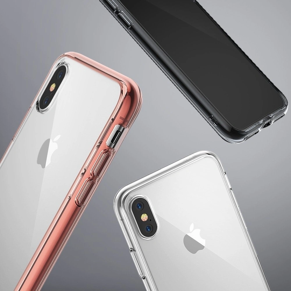 Hurtownia GSM - Etui Ringke Fusion iPhone XS/X 5.8 Smoke Black - RGK754SM - {ean13} - Hurt