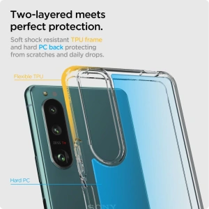 Hurtownia GSM - Etui Spigen Ultra Hybrid Sony Xperia 5 III Crystal Clear - SPN1638CL - {ean13} - Hurt