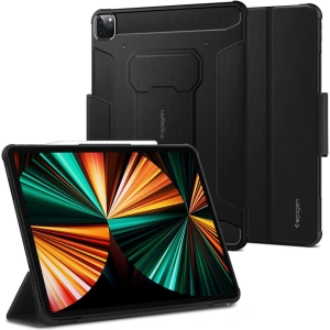 Hurtownia GSM - Etui Spigen Rugged Armor Pro Apple iPad Pro 12.9 2021 (5. generace) černé - SPN16339BLK - {ean13} - Hurt