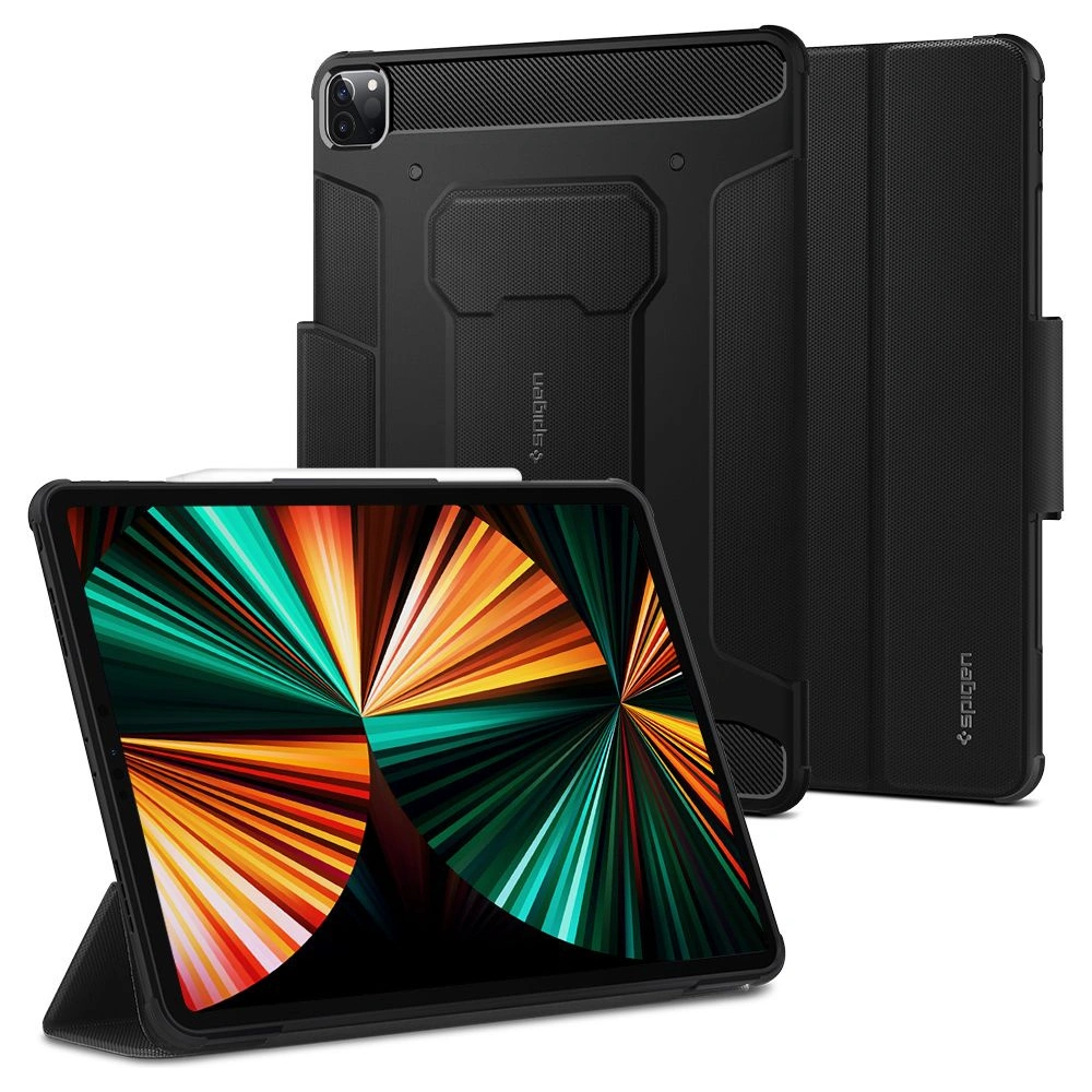 Wholesale Spigen Rugged Armor Pro Apple iPad Pro 12.9 2021 Black - SPN16339BLK - {ean13} - Hurt