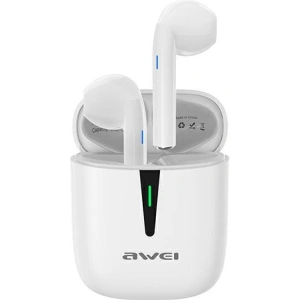 AWEI earphones Bluetooth 5.0 T21 TWS white