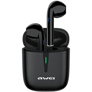 AWEI słuchawki Bluetooth 5.0 T21 TWS + stacja dokująca czarny/black