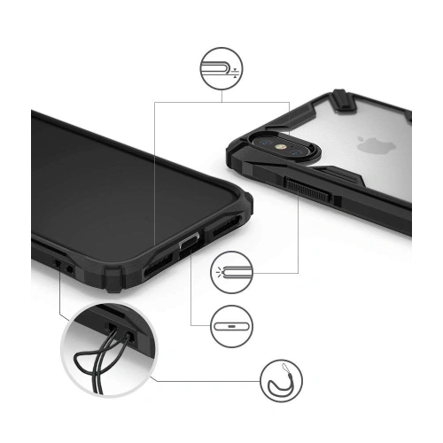 Etui Ringke Fusion-X iPhone XS 5.8 Black