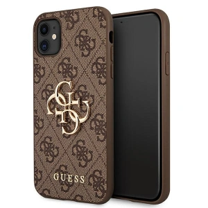 Hurtownia GSM - Etui Guess GUHCN614GMGBR Apple iPhone 11 brązowy/brown hardcase 4G Big Metal Logo - GUE994BR - {ean13} - Hurt