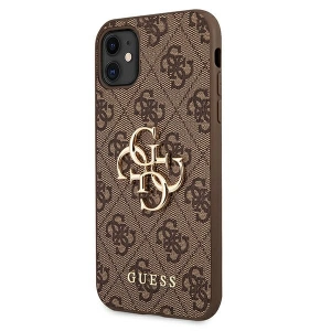 Hurtownia GSM - Etui Guess GUHCN614GMGBR Apple iPhone 11 brązowy/brown hardcase 4G Big Metal Logo - GUE994BR - {ean13} - Hurt