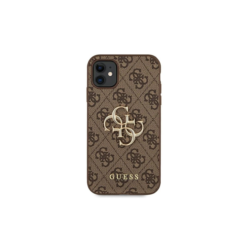 Hurtownia GSM - Etui Guess GUHCN614GMGBR Apple iPhone 11 brązowy/brown hardcase 4G Big Metal Logo - GUE994BR - {ean13} - Hurt