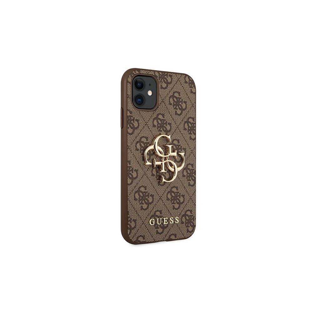 Hurtownia GSM - Etui Guess GUHCN614GMGBR Apple iPhone 11 brązowy/brown hardcase 4G Big Metal Logo - GUE994BR - {ean13} - Hurt